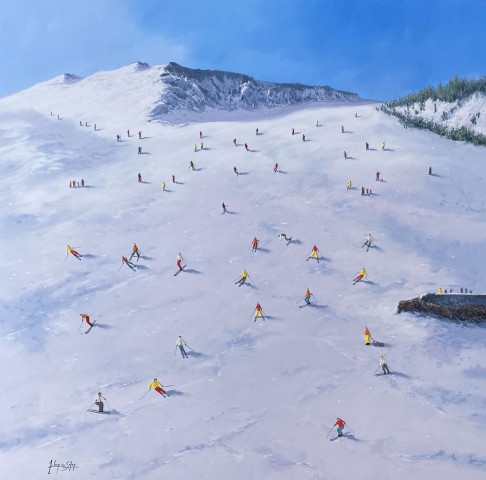 Skiers (11) 100 x 100